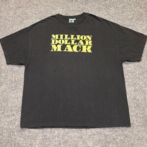Y2K‎ Million Dollar Mac UGK Rap T Shirt Black Size 3XL